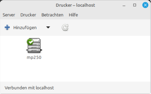 Unscharfer Screenshot